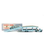Dinky Toys Pullmore Car Transporter (982). An example in light blue with fawn decks. Boxed, some age