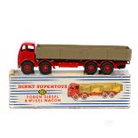 Dinky Supertoys Foden Diesel 8 Wheel Wagon (901). An FG example, red cab and chassis, grey rear