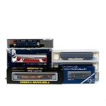 A quantity of N gauge railway by Tomix and Kato, Japan. Including; a Class 66 Co-Co diesel loco in