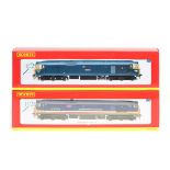 2 Hornby Railways locomotives. 2 BR Class 50 Co-Co diesel electrics - Agincourt (R2486) RN 50 013 in