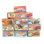 21 Matchbox 1-75 Series boxes. A useful selection of empty boxes for Matchbox series vehicles.