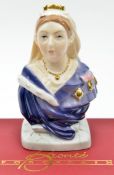 A “Kingsman” head and shoulders bust of Queen Victoria, with coronet and veil, 4” overall, no 240 of