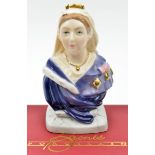 A “Kingsman” head and shoulders bust of Queen Victoria, with coronet and veil, 4” overall, no 240 of