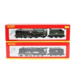 2 Hornby Railways tender locomotives. A BR Merchant Navy Class 4-6-2 General Steam Navigation (