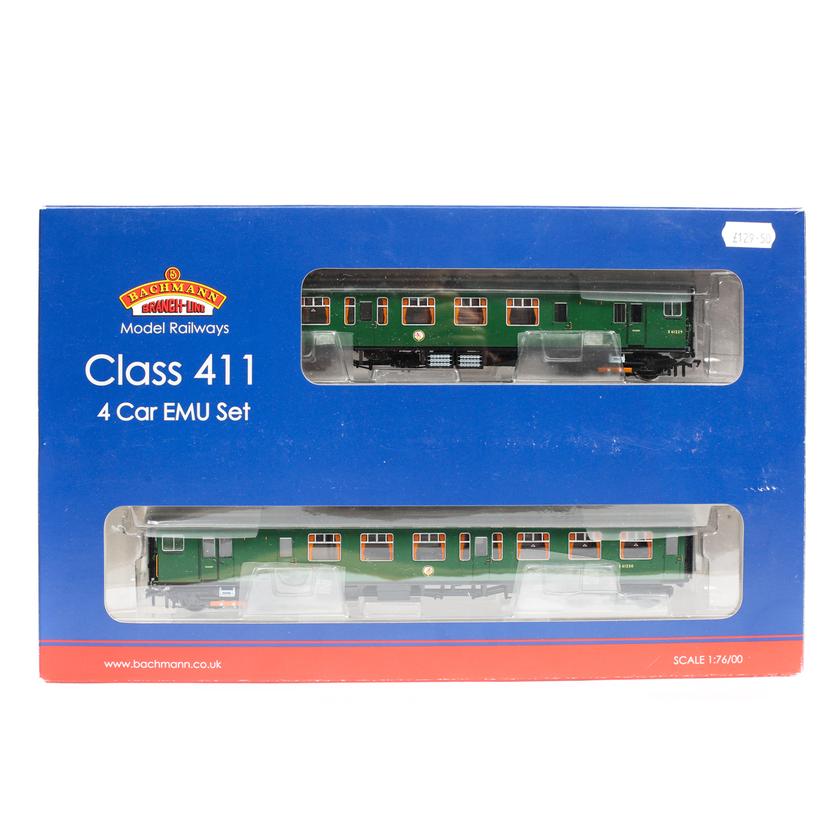 Bachmann Model Railways BR SR Class 411 4 Car EMU Set (31-425). Comprising 4CEP EMU 7105, late SR