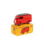Dinky Morris Royal Mail Van (260). In red with red wheels and black roof panel. Boxed - complete but