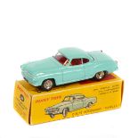 French Dinky Toys Coupe Borgward 'Isabella' (549). In light green with red interior. With spun