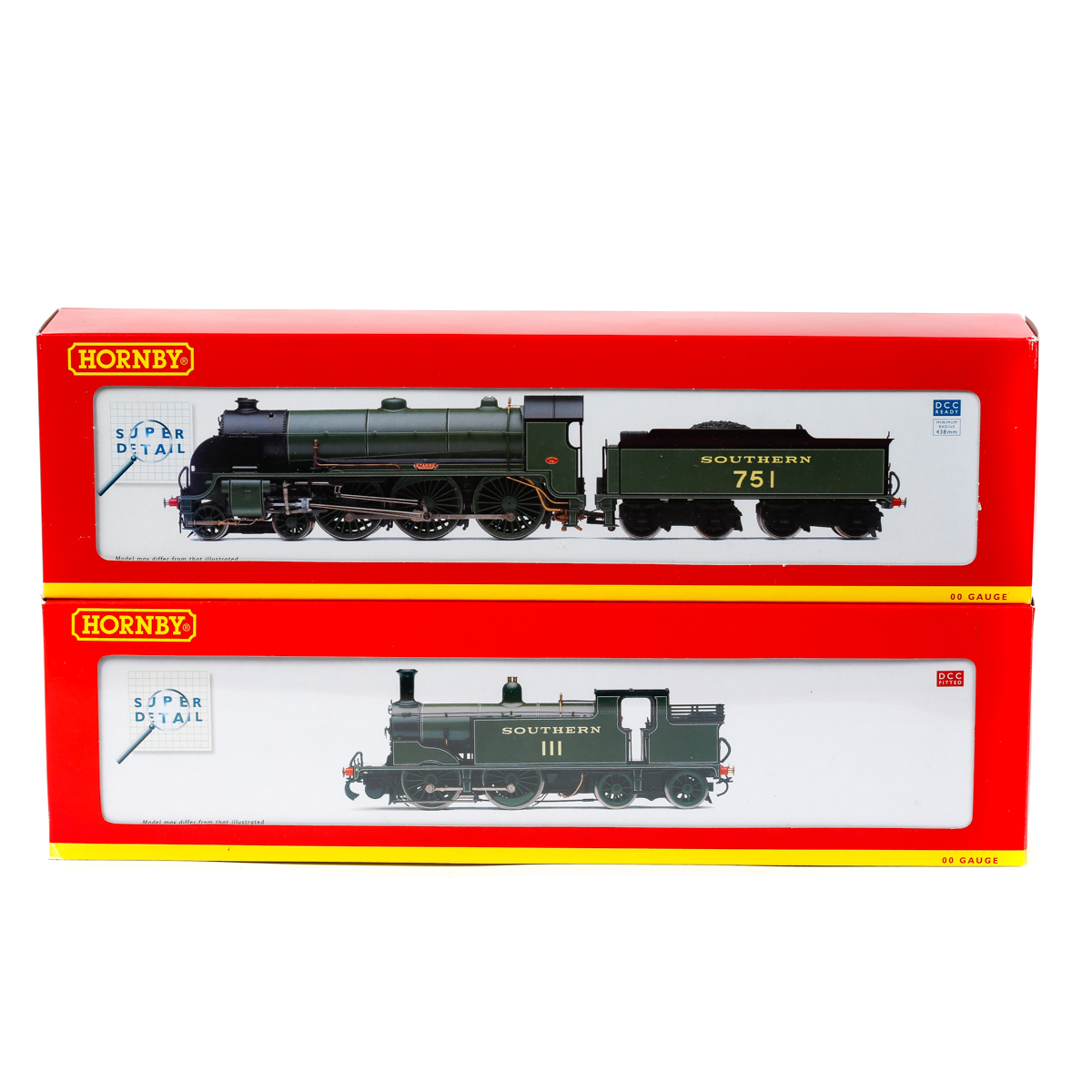 2 Hornby Railways locomotives. A Southern Class N15 4-6-0 Etarre (R2723), RN751. Plus a Southern