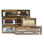 4x Mainline Railways locomotives and passenger coaches by Mainline and GMR. 2x LMS - Parallel boiler
