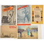 A quantity of paperwork, some WWI, mostly WWII and early postwar period, magazines, newspapers,
