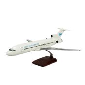 A Travel Agent's style desk mounted model of a Hawker Siddeley Trident Passenger Airliner.