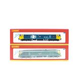 2 Hornby Railways class 50 Diesel Locomotives. Sir Edward Elgar RN 50007 (R2408) in lined