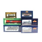 3 Bachmann Model Railway locomotives and freight wagons by Bachmann, Mainline, Lima, Dapol etc. A BR