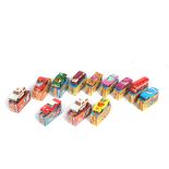 12 Matchbox 1-75 Series Superfast vehicles. Mod Rod (1), Dodge Challenger (1), Gruesome Twosome (4),