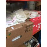 2 BOXES OF MATERIAL BEDDING