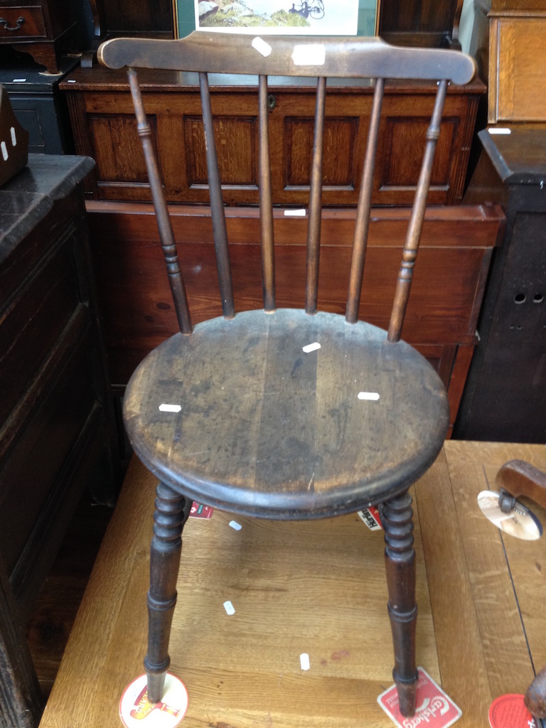 A SPINDLE CHAIR