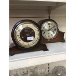 2 MANTLE CLOCKS F3