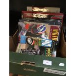 BOX OF MOTORCYCLE BOOKS