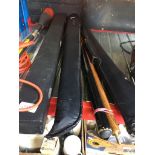 4 SNOOKER CUES