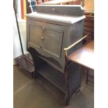 A PAINTED OAK BUREAU