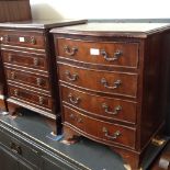 2 SMALL REPRODUCTION CHEST OF DRAWERS H59CM W45CM D35CM APPROX. EACH