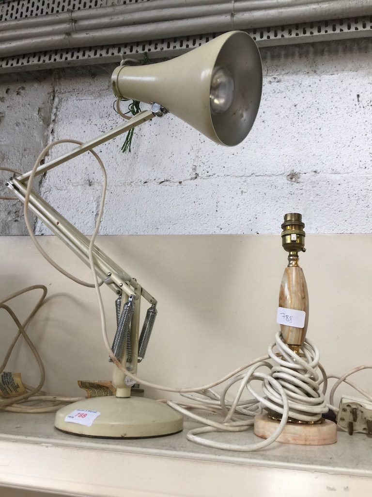 A HERBERT TERRY AND SONS ANGLE POISE LAMP J5