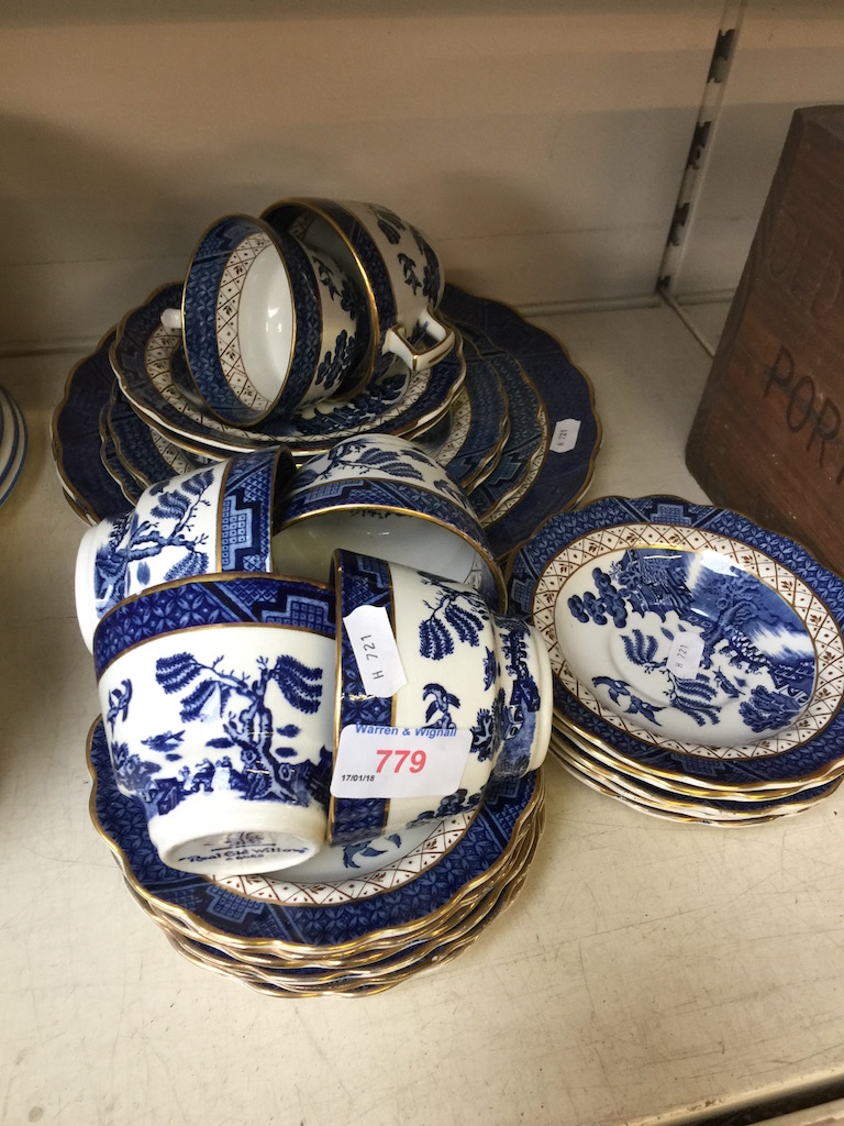 SOME BOOTHS OLD WILLOW TEA WARE