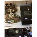 BOX, DRESSING TABLE WARE AND BRASSWARE