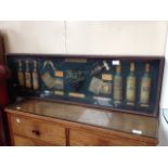 A REPRODUCTION WINE DISPLAY CASE L107CM