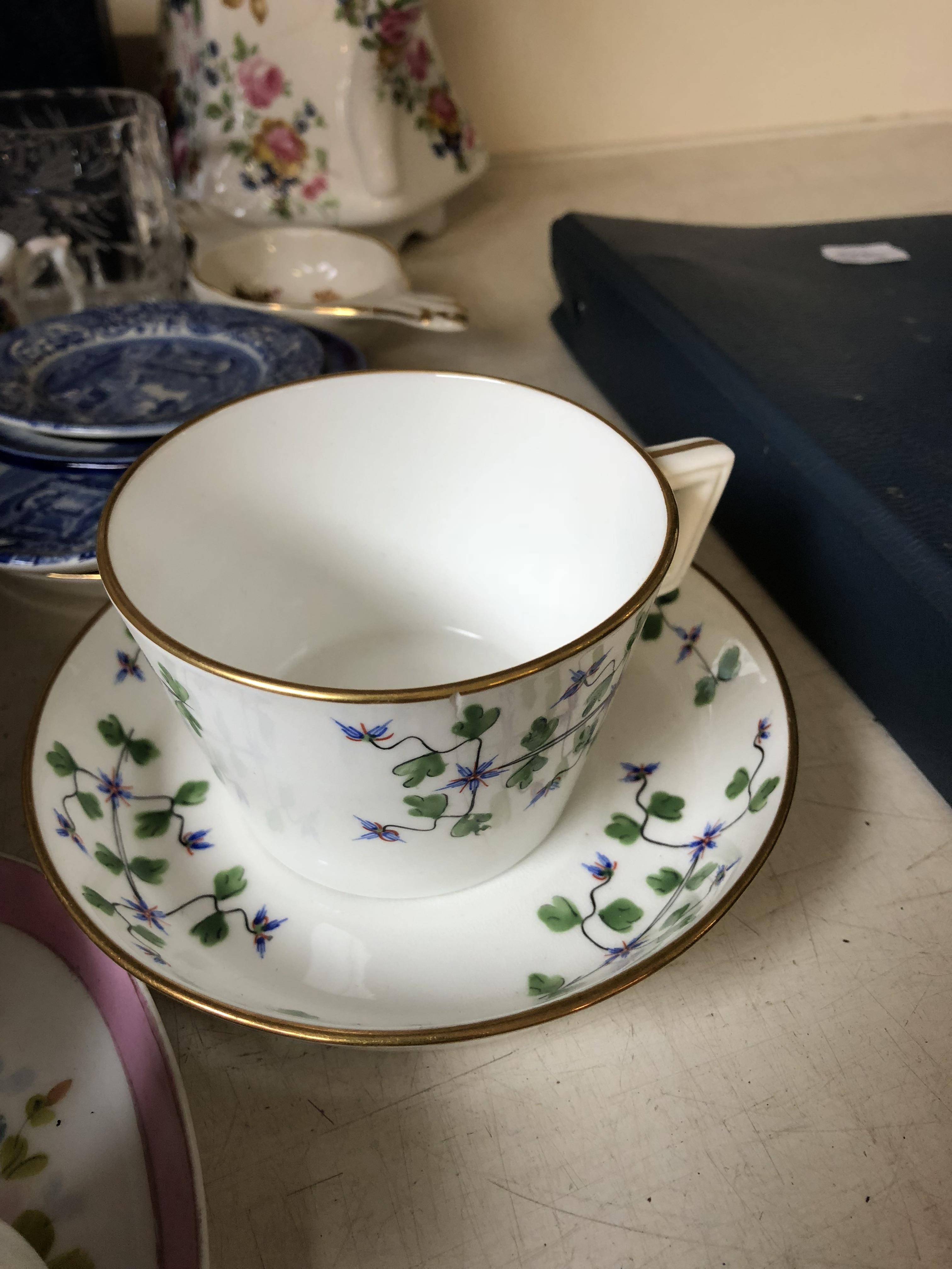 VARIOUS CHINA CUPS ND SAUCERS AND OTHER PORCELAIN - Image 16 of 21