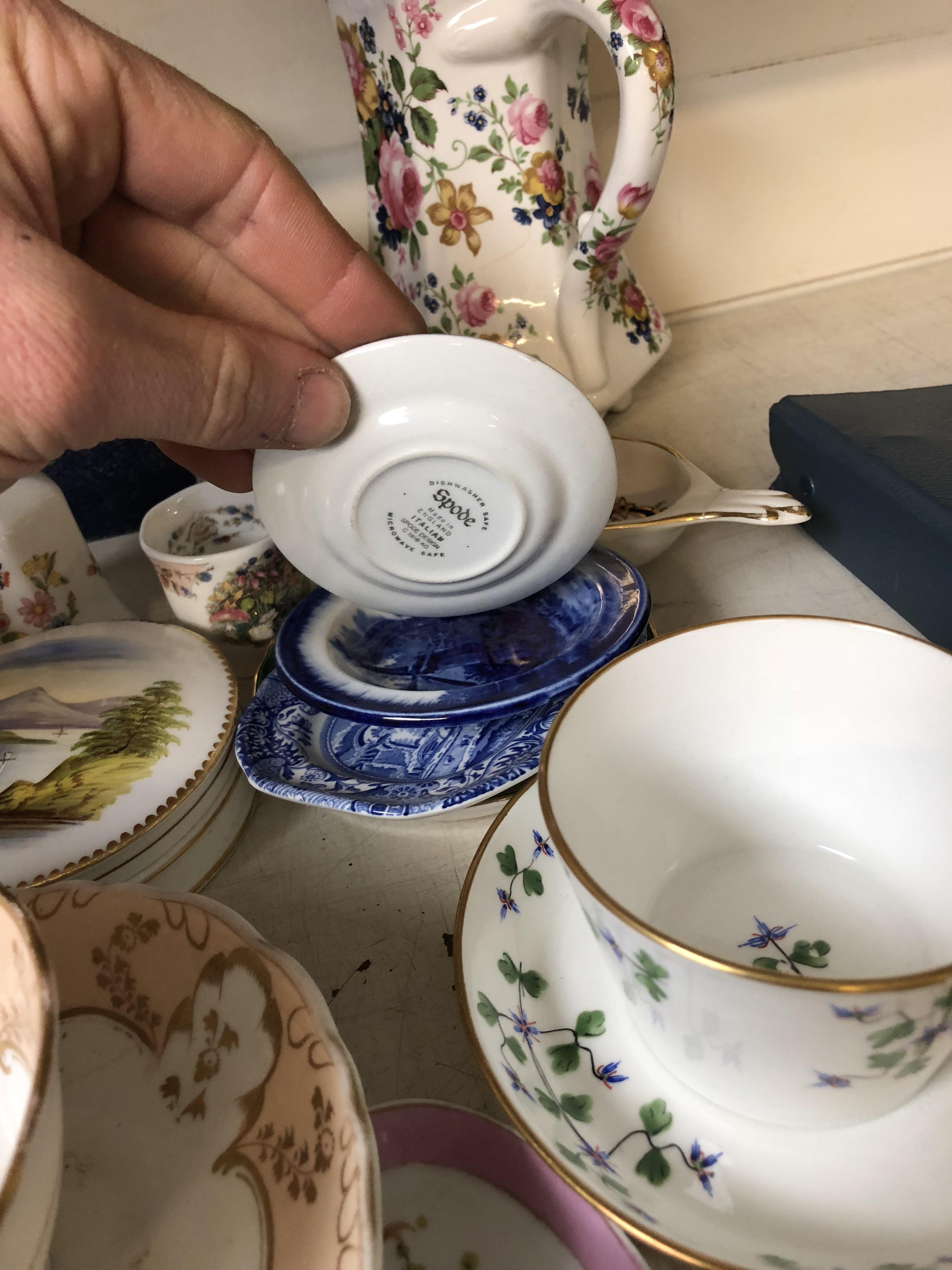 VARIOUS CHINA CUPS ND SAUCERS AND OTHER PORCELAIN - Image 18 of 21