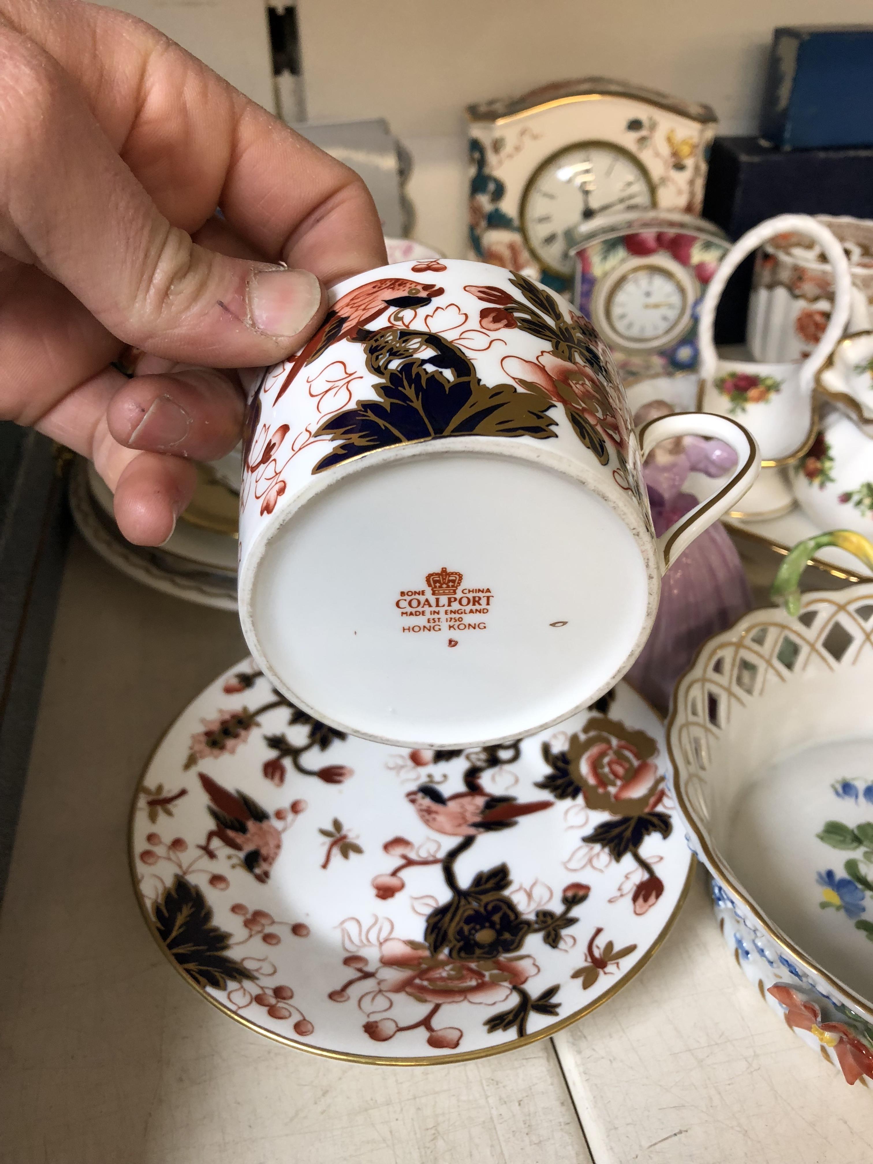 VARIOUS CHINA CUPS ND SAUCERS AND OTHER PORCELAIN - Image 3 of 21