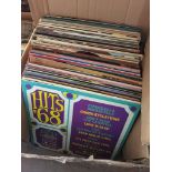 BOX OF LP RECORDS T2