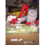 PACKS OF COAT HANGERS, THERMAL TEA MAKER, CLEANING PRODUCTS