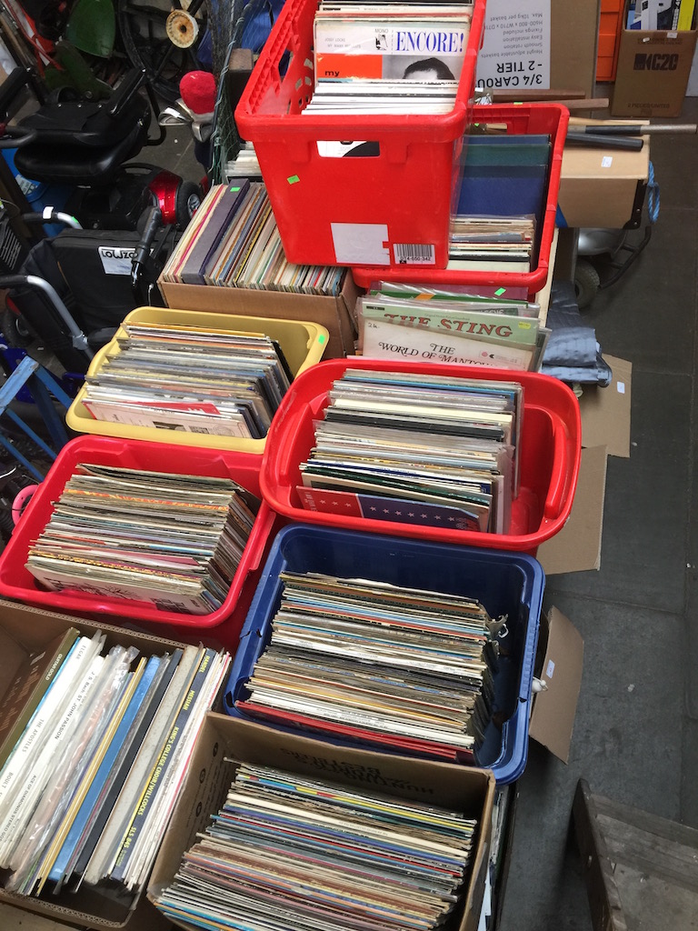 10 BOXES OF LP RECORDS