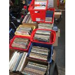 10 BOXES OF LP RECORDS