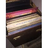 CASE OF LP RECORDS