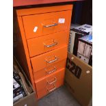 METAL FILE DRAWER (6 DRAWER UNIT)