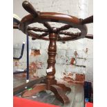 SHIPS WHEEL TABLE