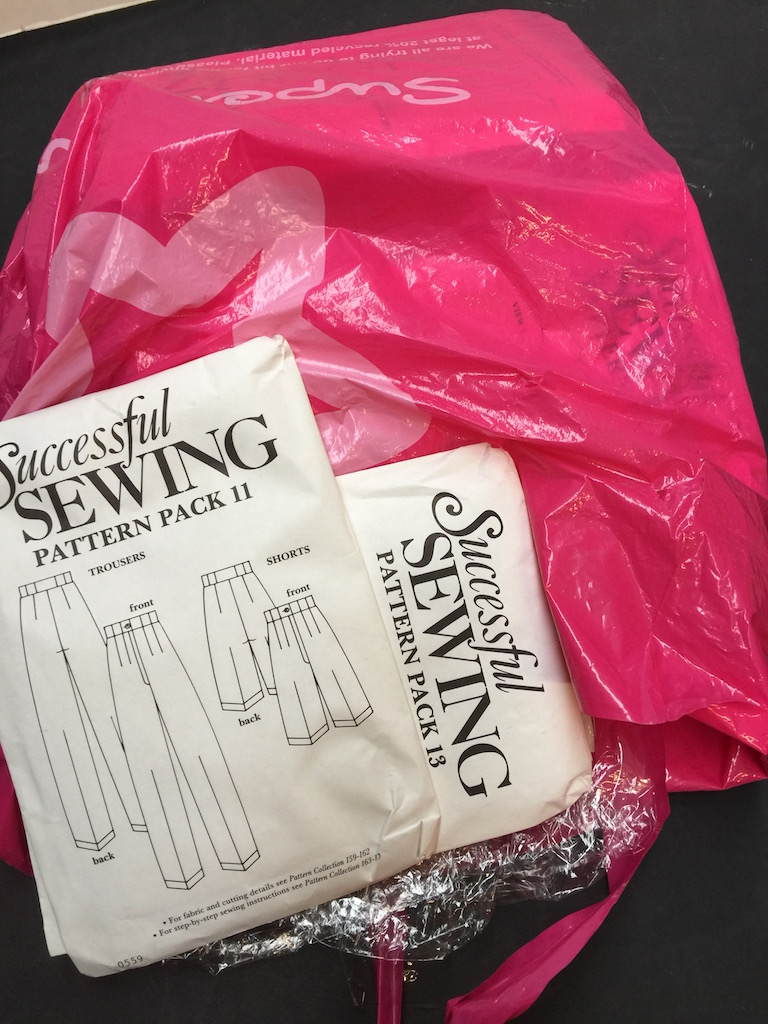 BAG OF SEWING PATTERNS