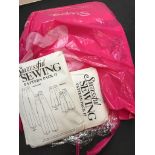 BAG OF SEWING PATTERNS