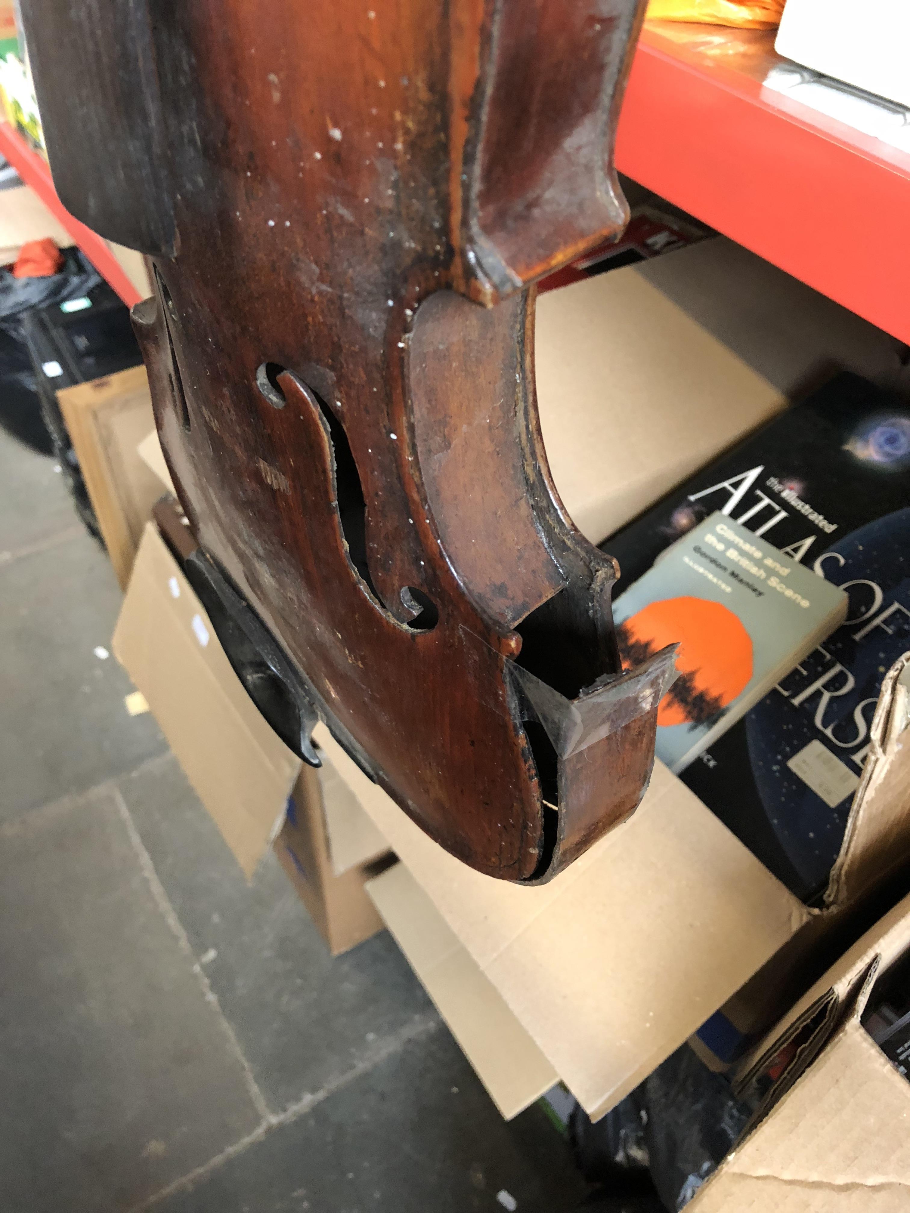 2 VIOLINS WITH WOOD CASES - Bild 11 aus 16