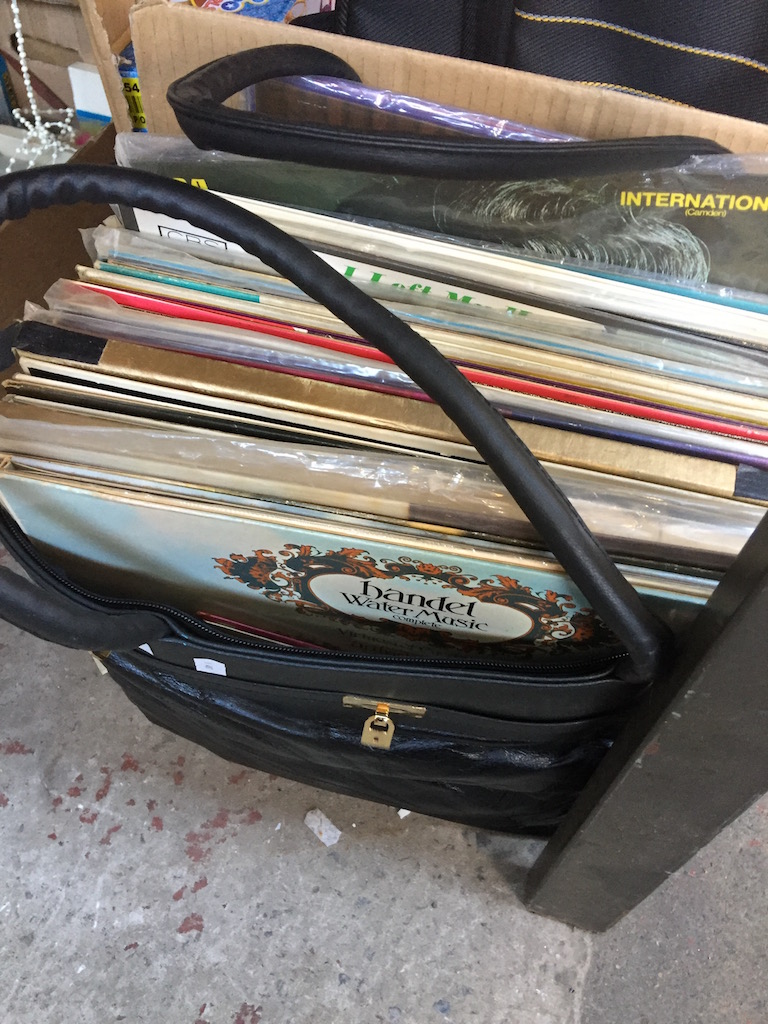 BAG OF LP RECORDS T3