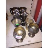 PLATED GOBLETS AND TANKARDS L2