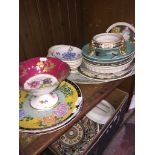 SHELF OF VARIOUS POTTERY