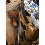 TWO VIOLINS AND BOWS - AS SEEN T2