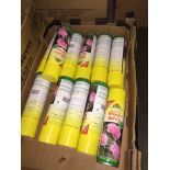 BOX OF AIR FRESHENER AEROSOLS