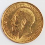 George V 1914 half sovereign.