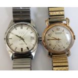 Two Bernex manual winding vintage wristwatches.