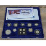 Millennium silver proof coin collection.